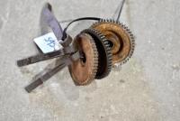 CAMSHAFT: A quantity of miscellaneous camshaft parts including and cams and timing chest parts. [Location: Sydney] - 4
