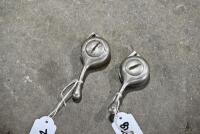 LEVERS: Two handlebar levers. [Location: Sydney] - 2