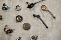 HANDLEBARS: A quantity of handlebar carburettor control parts. [Location: Sydney] - 7