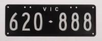 Six-Digit Victorian Custom Numeric plates '620.888', sold with rights to display [Location: Moorabbin, VIC] - 2