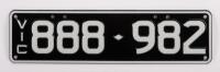Six-Digit Victorian Custom Numeric plates '888.982', sold with rights to display [Location: Moorabbin, VIC] - 2