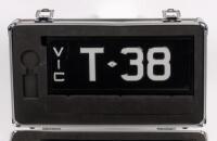 Victorian Signature Series plate 'T-38', sold with rights to display - [Location: Moorabbin, VIC] - 2