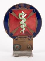 MEDICAL: A circa 1950s NSW doctor's car grille badge