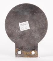 PHYSIOTHERAPY: An Australian Physiotherapy Association members chrome enamel badge, numbered '447', 8cm in diameter - 2