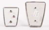ROVER: Two Rover bonnet badges, one is NOS, largest is 8.5cm high, 7cm wide - 2