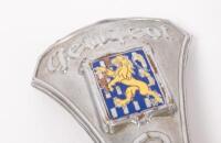 PEUGEOT: A group of three Peugeot related mascots and badges - 3