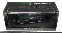 JAGUAR D TYPE: A&nbsp;1:18&nbsp;scale&nbsp;Jaguar D type model, short nose finished in green paintwork