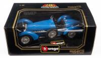 BUGATTI TYPE 59: A&nbsp;1:18&nbsp;scale&nbsp;1934 Bugatti Type 59 model, finished in blue