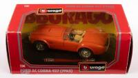 FORD AC COBRA: A&nbsp;1:24&nbsp;scale 1965&nbsp;Ford AC Cobra&nbsp;427 model, finished in red paintwork