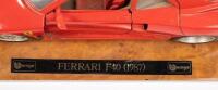 FERRARI F40&nbsp;- LAMBORGHINI COUNTACH: Two 1:18&nbsp;scale Bburago models,&nbsp;a 1987 Ferrari F40&nbsp;and a 1988 Lamborghini Countach - 4