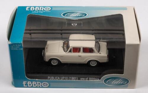 PUBLICA: A 1:43 scale Ebbro 1961 Publica UP10 model, one of 3000pcs. Boxed.