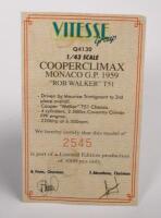 COOPER CLIMAX T51: A pair of 1:43 scale Cooper Climax T51 models - 2