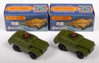MATCHBOX: Two Matchbox, NOS, circa 1970s, Rola-Matics&nbsp;Stoats (#28), in original boxes
