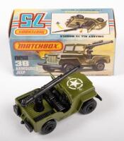 MATCHBOX: A Matchbox, NOS, Armoured Jeep (#38), in original box - 2