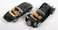 JAGUAR: Two 1:18&nbsp;scale Bburago models including a 1961 Jaguar E Type and a 1937 Jaguar SS 100 - 2