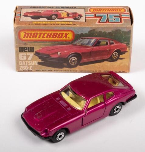 MATCHBOX: A Matchbox, NOS, Datsun 260-Z (#67), in original box