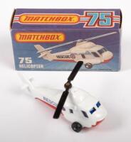 MATCHBOX: A Matchbox, NOS, Helicopter (#75), in original box