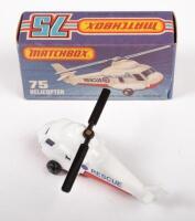MATCHBOX: A Matchbox, NOS, Helicopter (#75), in original box - 2