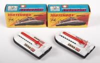 MATCHBOX: Two Matchbox, NOS, Hovercraft (#72), in original boxes - 2