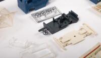 MINI-LINDY: Three Mini-Lindy, Build & Collect Series model kits in original boxes, includes a mail truck (#13), a Camaro SS (#9) and a dump truck (#11) - 2
