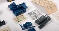 MINI-LINDY: Three Mini-Lindy, Build & Collect Series model kits in original boxes, includes a mail truck (#13), a Camaro SS (#9) and a dump truck (#11) - 3