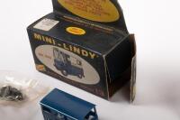 MINI-LINDY: Three Mini-Lindy, Build & Collect Series model kits in original boxes, includes a mail truck (#13), a Camaro SS (#9) and a dump truck (#11) - 4