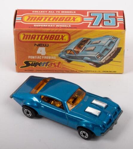 MATCHBOX: A Matchbox, NOS, Pontiac Firebird (#4), in original box