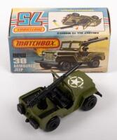 MATCHBOX: A Matchbox, NOS, Armoured Jeep (#38), in original box - 2