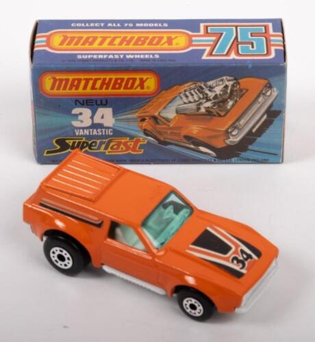 MATCHBOX: A Matchbox, NOS, Ford Mustang Vantastic (#34), in original box