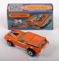 MATCHBOX: A Matchbox, NOS, Ford Mustang Vantastic (#34), in original box - 2