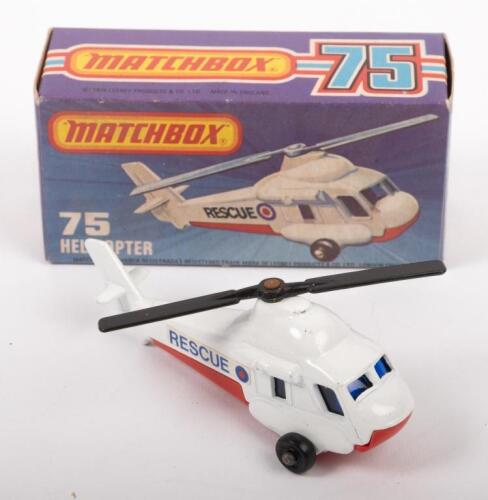 MATCHBOX: A Matchbox, NOS, Helicopter (#75), in original box