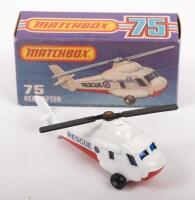MATCHBOX: A Matchbox, NOS, Helicopter (#75), in original box