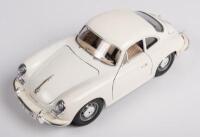 PORSCHE: Three Bburago Porsche models, includes a 1:43 scale, Porsche 911 (#4114) in box, a 1:43 scale, Porsche 911 Carrera Cup (#4195), in box&nbsp;and a 1:18 scale, 1961 Porsche 356B, no box - 3