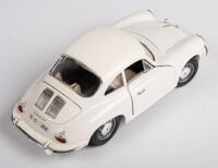 PORSCHE: Three Bburago Porsche models, includes a 1:43 scale, Porsche 911 (#4114) in box, a 1:43 scale, Porsche 911 Carrera Cup (#4195), in box&nbsp;and a 1:18 scale, 1961 Porsche 356B, no box - 5