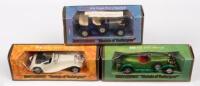 MATCHBOX: Three Matchbox 'Models of Yesteryear' models in original boxes, includes a 1931 Stutz Bearcat (Y-14), a 1936 Jaguar SS-100 (Y-1) and 1914 Prince Henry Vauxhall (Y-2)