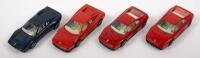 FERRARI: Four 1:43 scale Bburago&nbsp;models including two&nbsp;Ferrari 348 tb, a&nbsp;Ferrari Testa Rossa and a Ferrari GTO