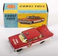 CORGI: A Corgi Toys circa late 1960s, Chevrolet Fire Chief (#482), in original box