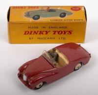 DINKY: A&nbsp;late 1950s Dinky Toys, Sunbeam Alpine Sports&nbsp;(#101), red with cream interior, in original box