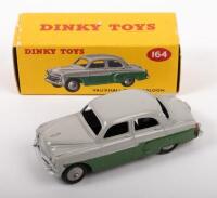 DINKY: A&nbsp;late 1950s Dinky Toys, Vauxhall Cresta Saloon (#164), green on grey body, in original box