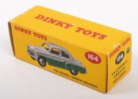 DINKY: A&nbsp;late 1950s Dinky Toys, Vauxhall Cresta Saloon (#164), green on grey body, in original box - 3