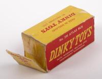 DINKY: A mid 1950s Dinky Toys, Standard Atlas Bus (#295), light blue on grey body, in original box - 4