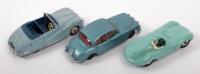 DINKY: A group of three unboxed Dinky Toys models, includes a Jaguar D-Type (#238), a Daimler 2.5 Litre&nbsp;(#146) and an Austin A90&nbsp;Atlantic (#140A) - 2