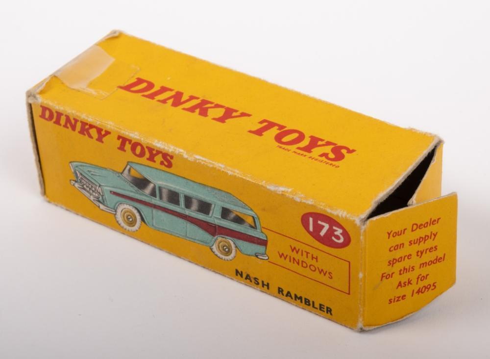 Dinky Toys 173 Nash Rambler Rose Et Bleu - Miniature Voiture 1:43 Boîte D'origine