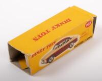 DINKY: A late 1950s, Dinky Toys Humber Hawk (#165), black on light green body, in original box - 4