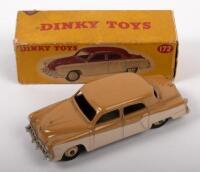 DINKY: A mid 1950s, Dinky Toys Studebaker Land Cruiser (#172), cream on brown&nbsp;body, in original box