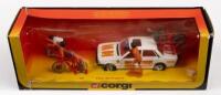 CORGI: A Corgi 1981 Tour De France set, includes a Peugeot support vehicle, bicycles and three figurines (#13), in original box