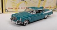MATCHBOX COLLECTIBLES: Two Matchbox Collectible 1:43 scale models in original boxes,&nbsp;includes a 1958 Studebaker Golden Hawk&nbsp;(DYG03-M) and a 1948&nbsp;Tucker Torpedo&nbsp;(DYG07-M) - 2
