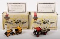 MATCHBOX COLLECTIBLES: Two Matchbox Collectible 1:43 scale models in original boxes,&nbsp;includes a Yorkshire Steam Wagon (YAS04-M) and a Stephenson's Rocket (YAS01-M)