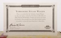 MATCHBOX COLLECTIBLES: Two Matchbox Collectible 1:43 scale models in original boxes,&nbsp;includes a Yorkshire Steam Wagon (YAS04-M) and a Stephenson's Rocket (YAS01-M) - 4