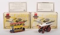 MATCHBOX COLLECTIBLES: Two Matchbox Collectible 1:43 scale models in original boxes,&nbsp;includes a Showman's Engine (YAS05-M) and a 1920 Preston Tram Car (YET01-M)